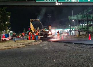 Rehabilita SCOP Libramiento de Morelia, a la altura de la Central de Abastos