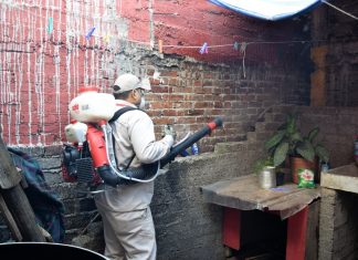 Trabajan para mantener limpios los hogares durante la contingencia de COVID-19