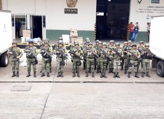Ejército Mexicano resguarda almacenes del IMSS