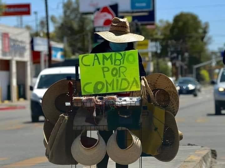 Vendedores ambulantes piden intercambiar despensas por sus productos