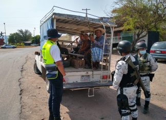 Filtro sanitario para prevenir el COVID-19 en San Lucas