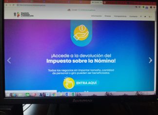 Listo el acceso en línea para tramitar el subsidio del Impuesto sobre la Nómina