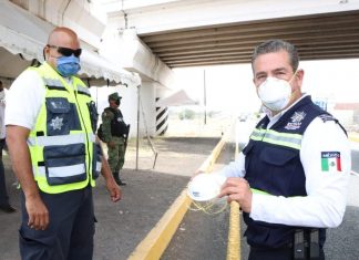 Con mascarillas N95, cadetes del IEESSPP realizan inspección en filtros sanitarios
