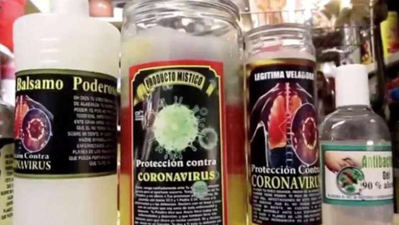 México mágico: Venden veladoras contra el Coronavirus México mágico: Venden veladoras contra el Coronavirus