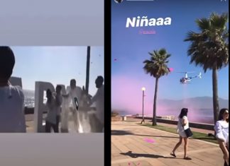 VIDEO/ En plena contingencia hija de Senador Gerardo Novelo organiza fiesta para revelar sexo de su bebé