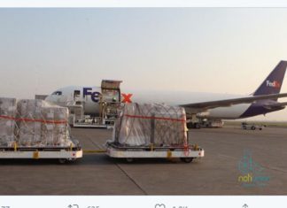 Procedente de EUA aterriza cuarto avión con ventiladores