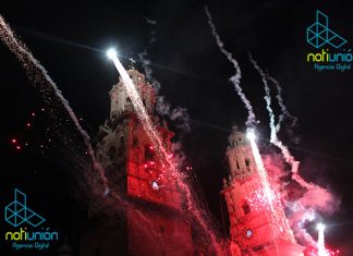 Gran Espectáculo de Pirotecnia en Morelia CATEDRAL