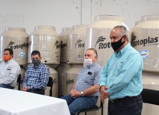 Entregan estaciones de lavado de manos en Michoacán para reforzar acciones sanitarias