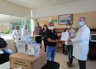 Recibe Secretaría de Salud de Michoacán donación de 30 ventiladores