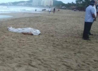Hombre muere ahogado en playa de Zihuatanejo