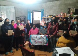 Entrega Gobierno Estatal despensas a mujeres en Zinapécuaro
