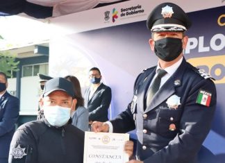Clausura de diplomado para mandos de la Policía Michoacán