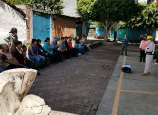 Capacitación para evitar enfermedades por mosquitos en Cuitzeo