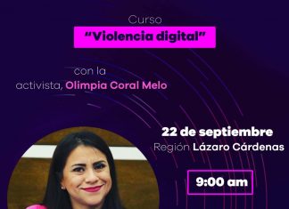Ofrecerá Olimpia Coral taller sobre violencia digital a funcionariado de Lázaro Cárdenas