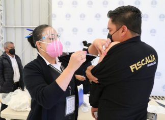 Realiza FGE jornada de vacunación para previsión contra la influenza y el neumococo