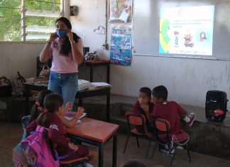 Viven alumnos de primaria de Apatzingán jornada de prevención de violencia escolar