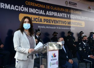 Finalizan curso 208 policías de 44 municipios
