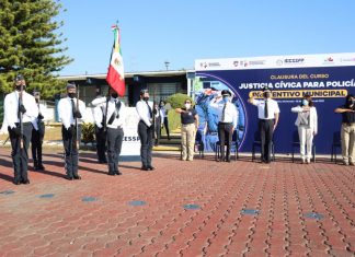 Clausuran curso de Justicia Cívica para elementos municipales