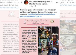 Buscan Favores y Milagros Para Canonizar a Vasco de Quiroga