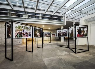 Inaugura el Dr. Raúl Cárdenas Navarro, rector de la Universidad Michoacana, exposición fotográfica de la zona Centro Occidente.