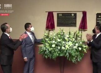 Homenaje a Pascual Sígala Páez con develación de placa en Palacio Legislativo