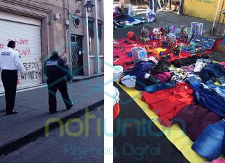 Comercios del Centro Histórico Acatan Medias, Mientas Continúan Los Tianguis