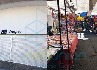 Comercios Fijos Continúan Apegados A Los Protocolos, Pese a la Colocación de Los Tianguis