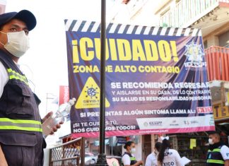 Mantienen cadetes acciones humanitarias contra COVID-19 en Zitácuaro