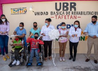 Inaugura DIF una unidad de rehabilitación y un centro de protección a la infancia en Tzitzio