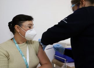 Aplicación de 2 mil 770 vacunas contra COVID-19 a personal de la SSM