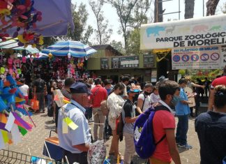 Este Día del Niño el Zoológico de Morelia se encuentra con bastante afluencia de personas