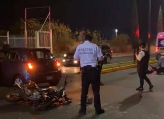 Motociclista Se Impacta Contra Vehículo Particular Sobre Avenida Periodismo En Morelia
