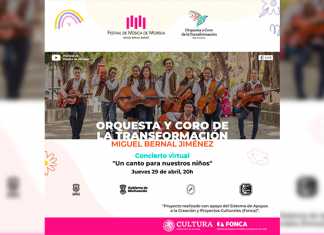 Celebra el 30 de abril con el concierto virtual ‘Un canto para nuestros niños’