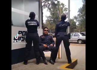 Elementos de la Policía #Michoacán graban TikTok que fomenta la misoginia