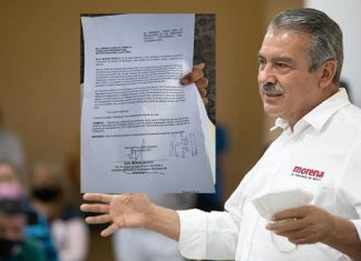 Raúl Morón presenta solicitud para proteger sus derechos políticos