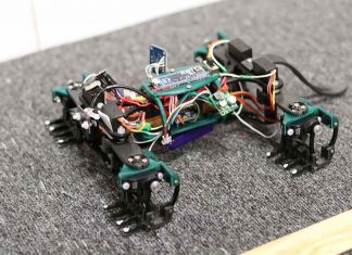 Crean un lagarto robot que trepa por las paredes