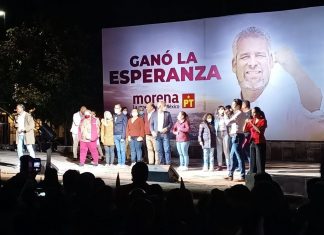 Simpatizantes de MORENA ya se encuentran reunidos para la «Fiesta de la Esperanza»…