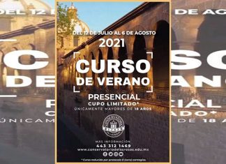 #Morelia Conservatorio De Las Rosas Anuncia Curso De Verano 2021 Presencial