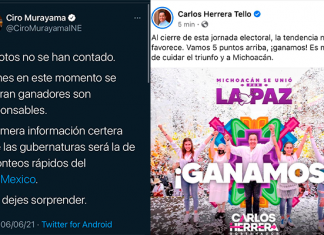 Carlos Herrera se declara ganador pero Consejero del INE los desmiente…