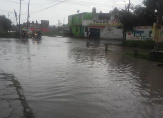 Se presentan inundaciones en fraccionamiento Puerta del Sol en Tarímbaro