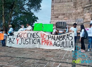 Marcha por la paz para el municipio de Aguililla, «Queremos Acciones, No Palabras