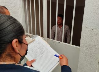 Continúa Fiscalía General con tareas de supervisión de áreas de internamiento para personas detenidas