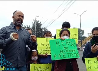 Vecinos de Villas del Pedregal se manifiestan por falta de agua, cumplen 15 días sin en vital líquido