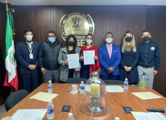 Firman FGE y AMILS convenio de colaboración en beneficio de personas sordas