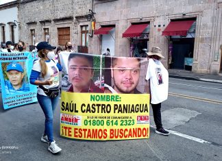 Familiares de personas desapacidas salen a marchar y pedir a las autoridades apoyo para avanzar en sus carpetas de investigación