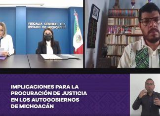 Imparten conferencia “Implicaciones para la procuración de justicia en los autogobiernos de Michoacán”