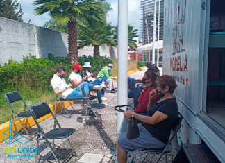 En el Poliforum realizan pruebas rápidas de Covid-19 gratuitas.