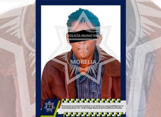 Detiene Policía Morelia a implicado en el delito de allanamiento de morada.