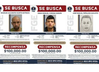Ofrece #FGE recompensa para detención de presuntos responsables de hechos ocurridos en la avenida Enrique Ramírez, en Morelia