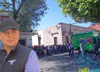 Memo Valencia amenaza con quitar a #normalistas, «o se quitan o los quitamos, les damos una hora, y somos un ching#0»